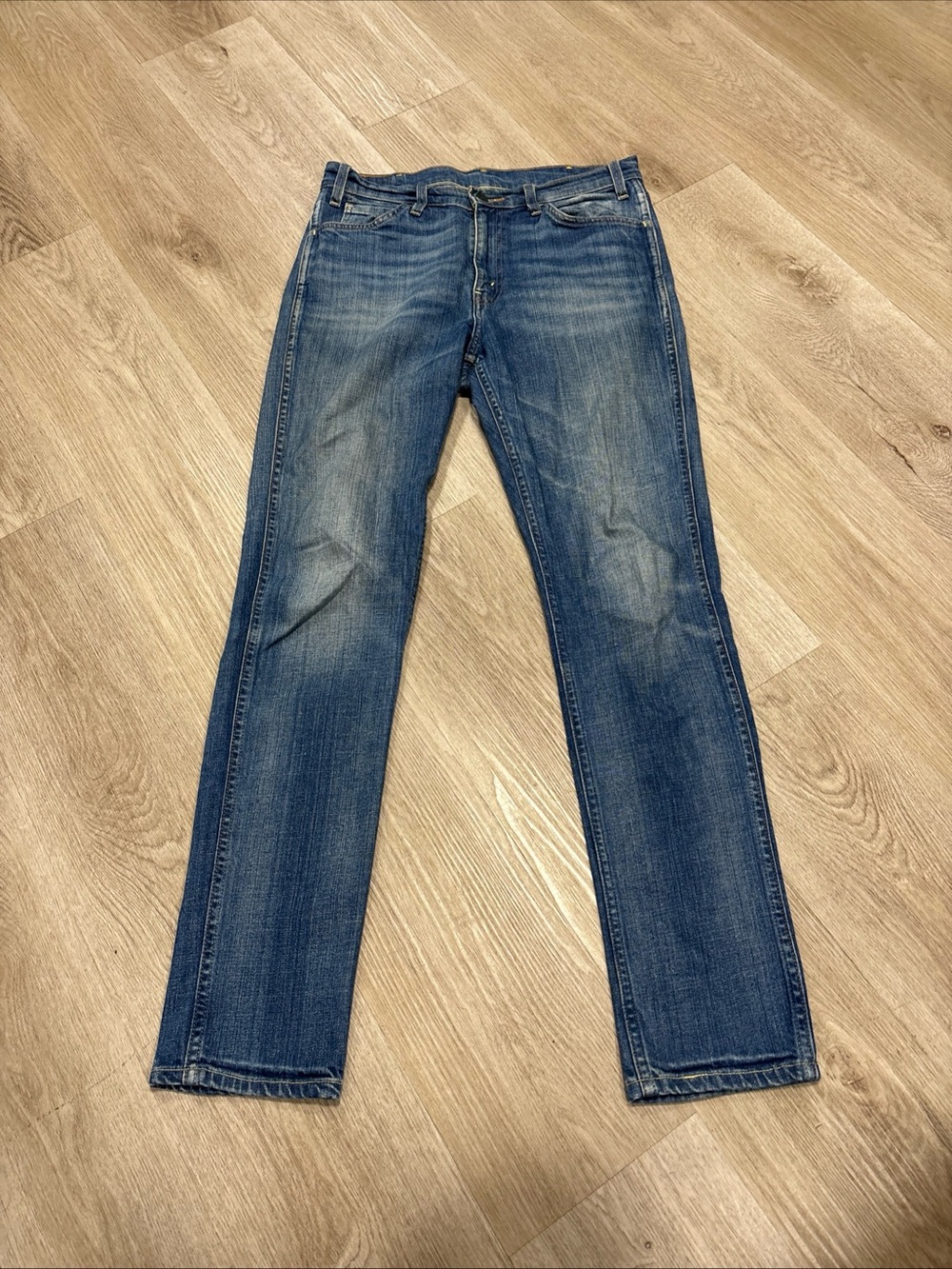 Vintage 60s 606 Levi’s Big E Orange Tab Talon 42 Size 32x34 fits 32x32